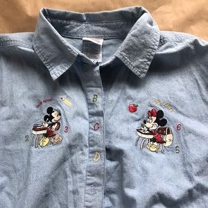 Very Cute Disney Store Minnie and Mickey at School